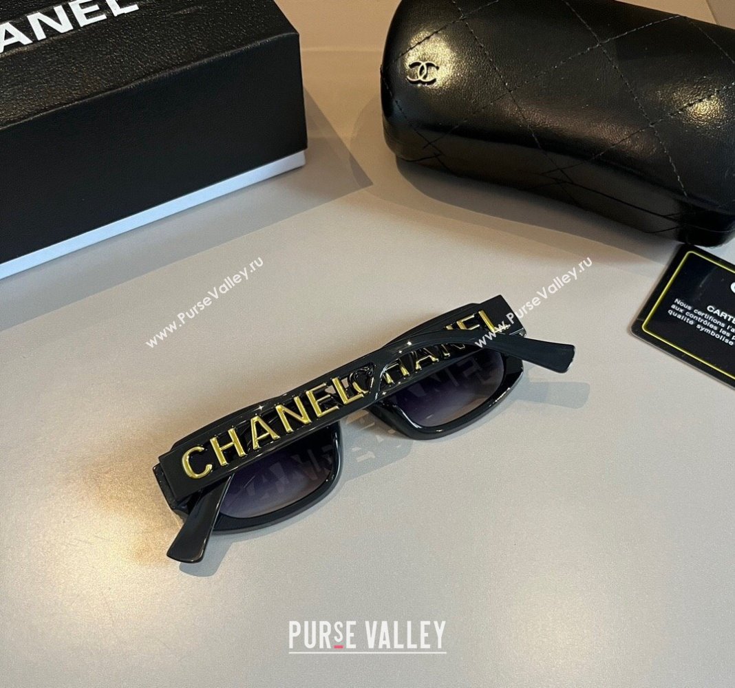 Chanel Sunglasses with Signature Black 2024 0304 (XMN-240304149)