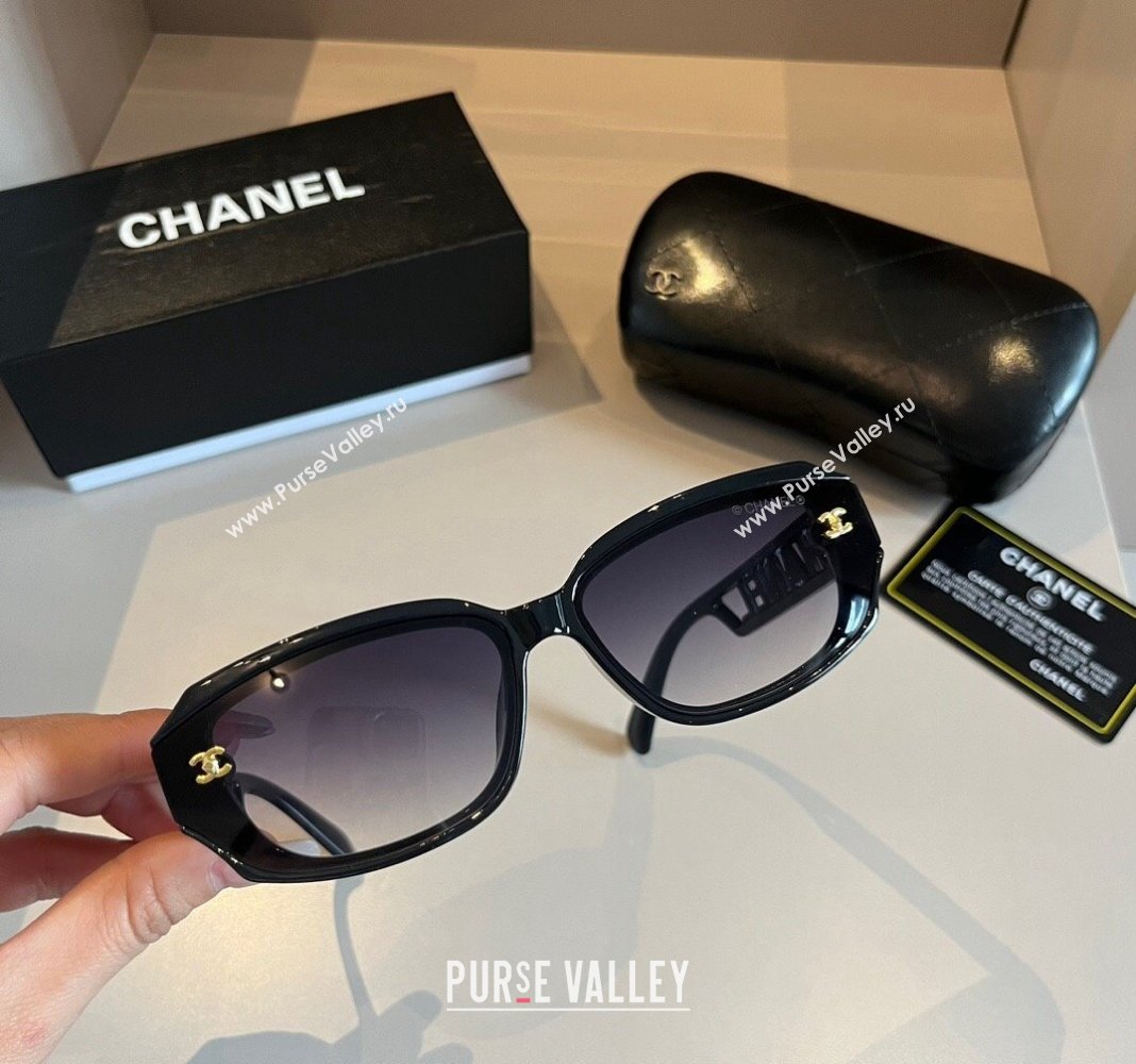 Chanel Sunglasses with Signature Black 2024 0304 (XMN-240304149)