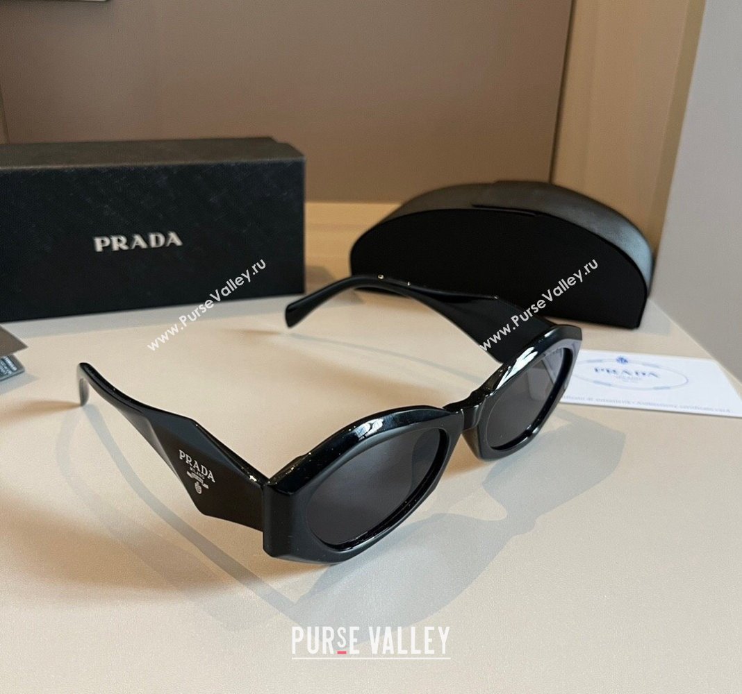 Prada Sunglasses Black/White Logo 2024 0304 (XMN-240304152)