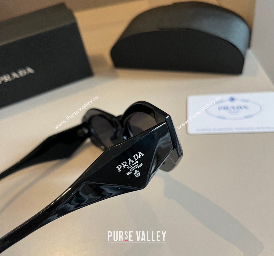 Prada Sunglasses Black/White Logo 2024 0304 (XMN-240304152)