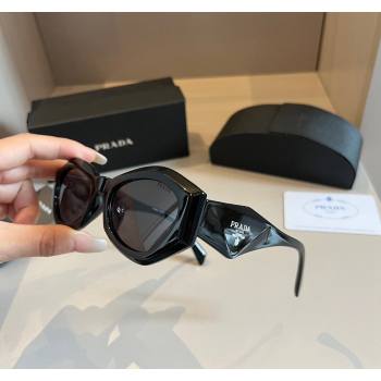 Prada Sunglasses Black/White Logo 2024 0304 (XMN-240304152)
