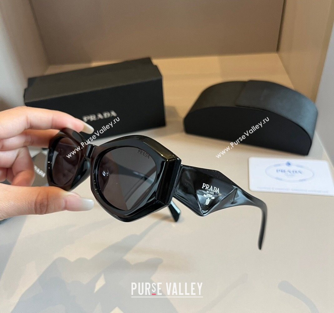 Prada Sunglasses Black/White Logo 2024 0304 (XMN-240304152)