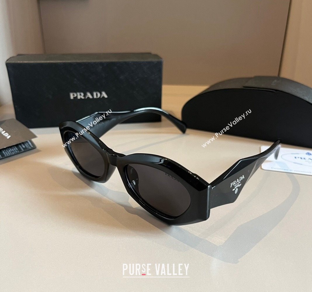 Prada Sunglasses Black/White Logo 2024 0304 (XMN-240304152)