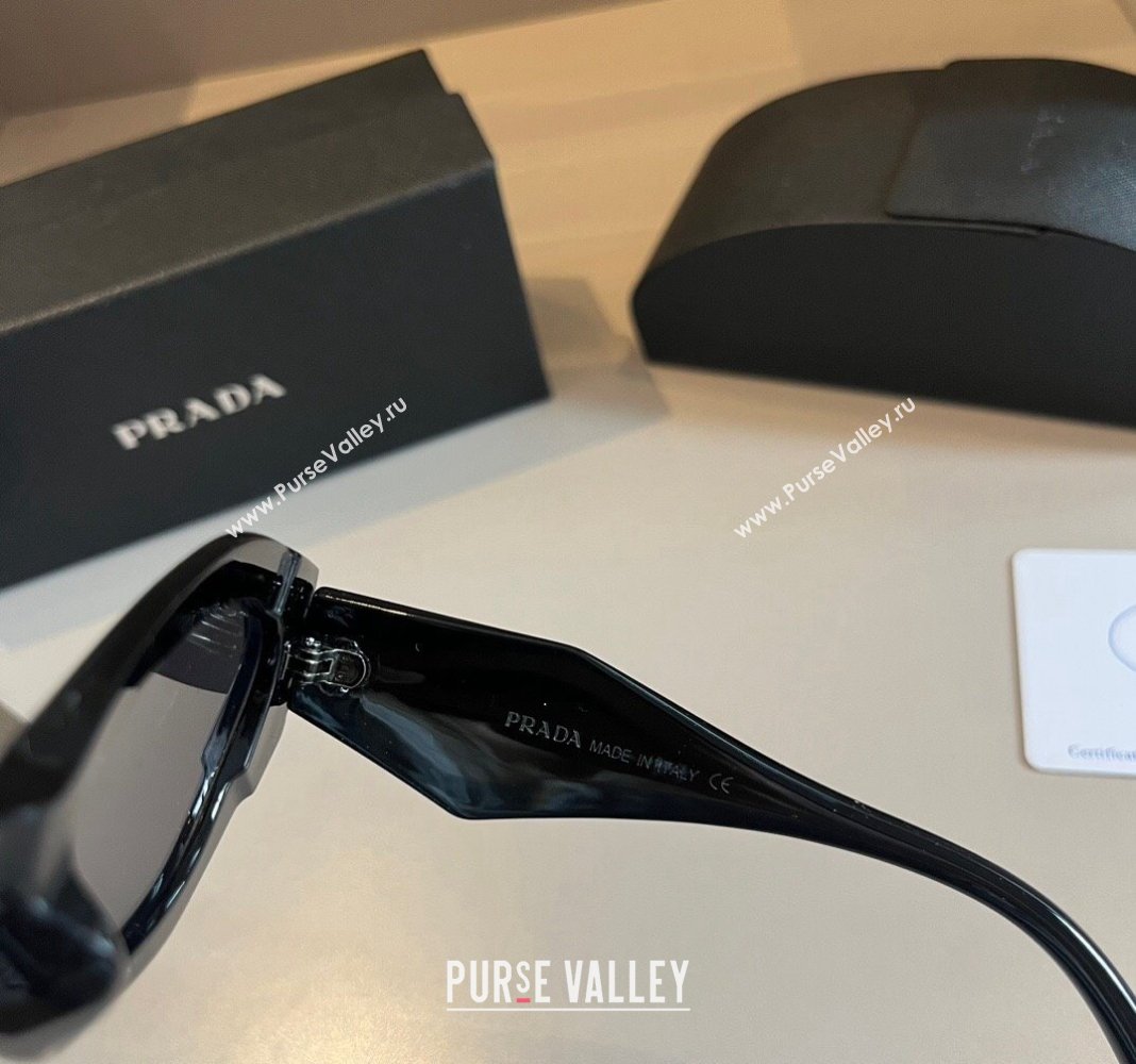 Prada Sunglasses Black/White Logo 2024 0304 (XMN-240304152)