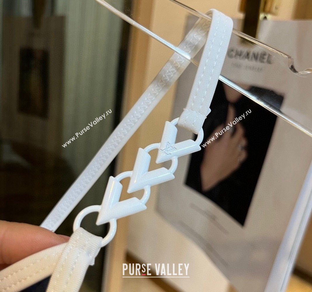 Louis Vuitton Two Pieces Swimwear Blue/White 2024 030601 (XMN-240306022)