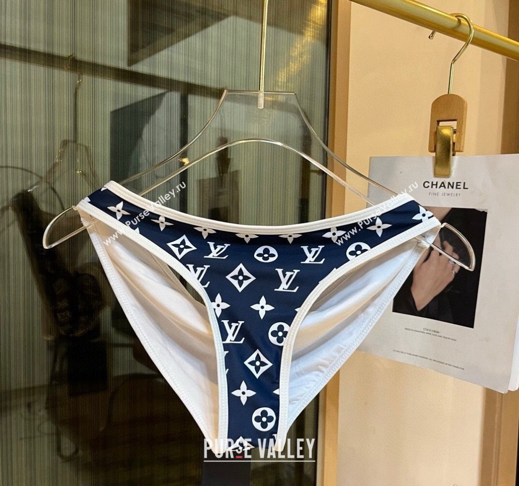 Louis Vuitton Two Pieces Swimwear Blue/White 2024 030601 (XMN-240306022)