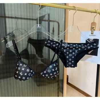 Louis Vuitton Two Pieces Swimwear Black/White 2 2024 030601 (XMN-240306026)