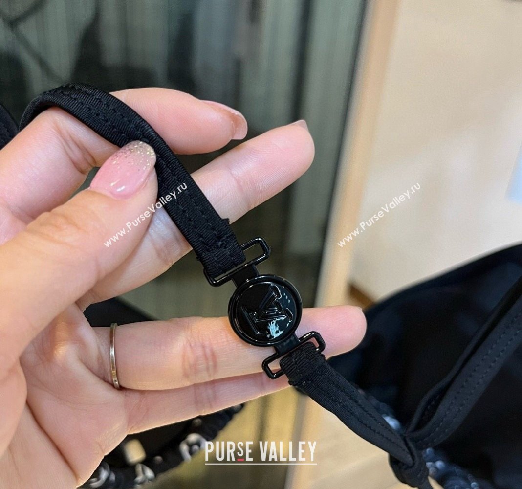 Louis Vuitton Two Pieces Swimwear Black/White 2 2024 030601 (XMN-240306026)