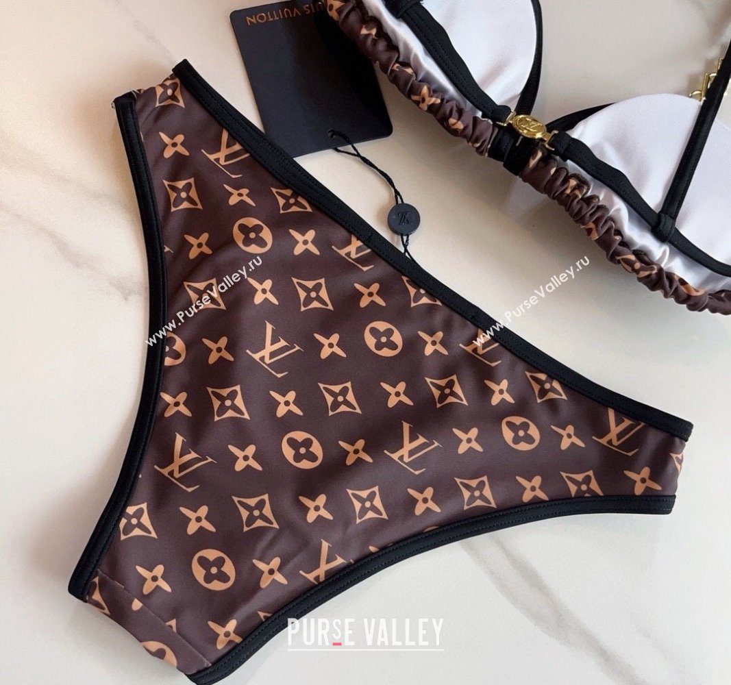 Louis Vuitton Two Pieces Swimwear Monogram/White 2024 030601 (XMN-240306027)