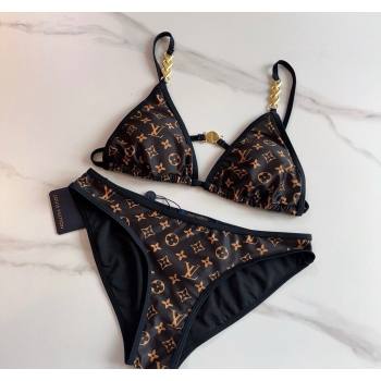 Louis Vuitton Two Pieces Swimwear Monogram/Black 2024 030601 (XMN-240306028)