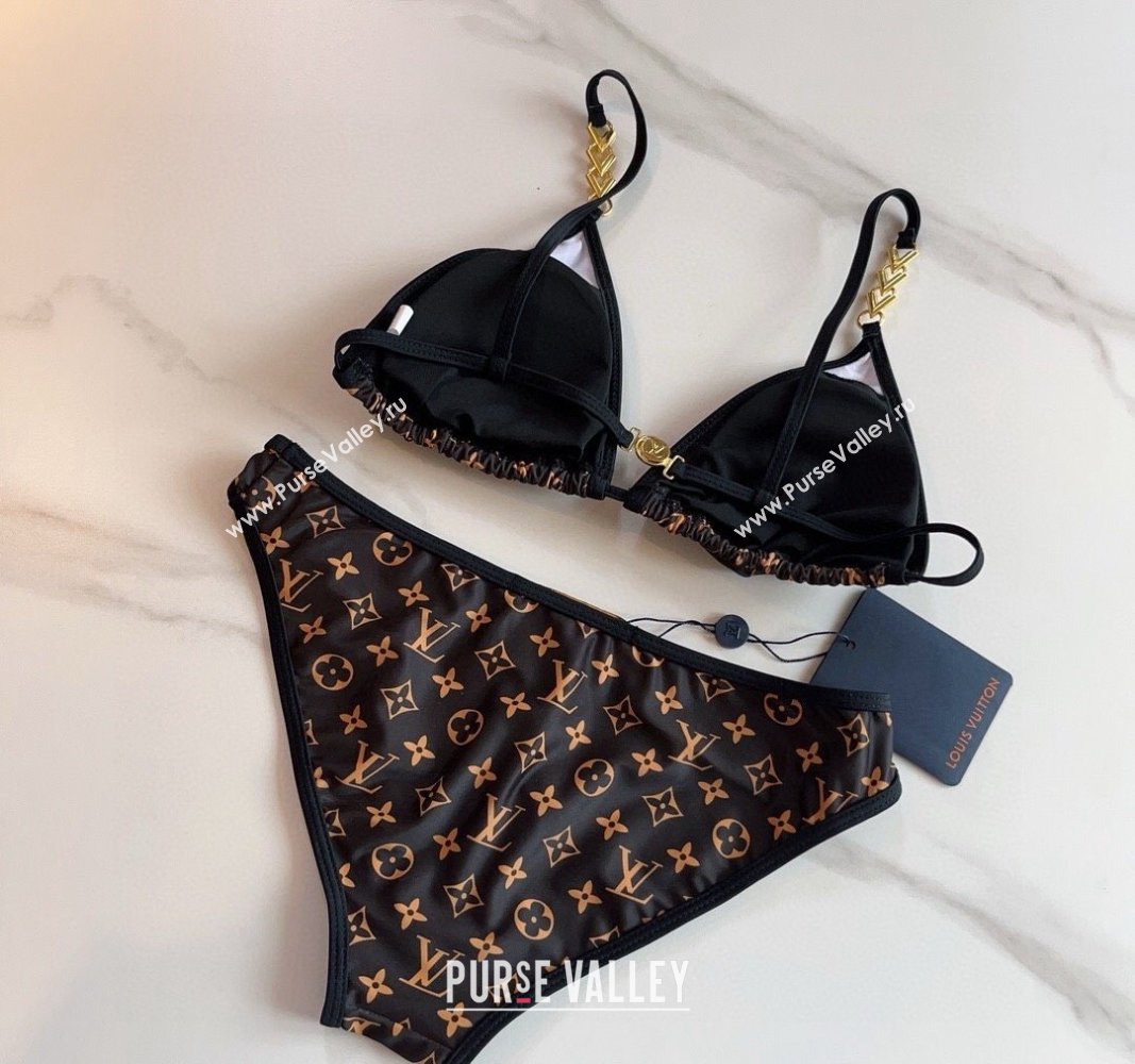 Louis Vuitton Two Pieces Swimwear Monogram/Black 2024 030601 (XMN-240306028)