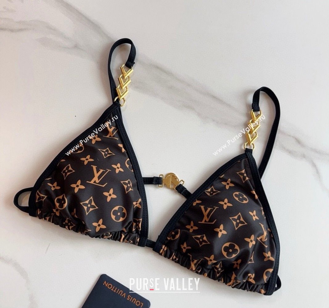 Louis Vuitton Two Pieces Swimwear Monogram/Black 2024 030601 (XMN-240306028)