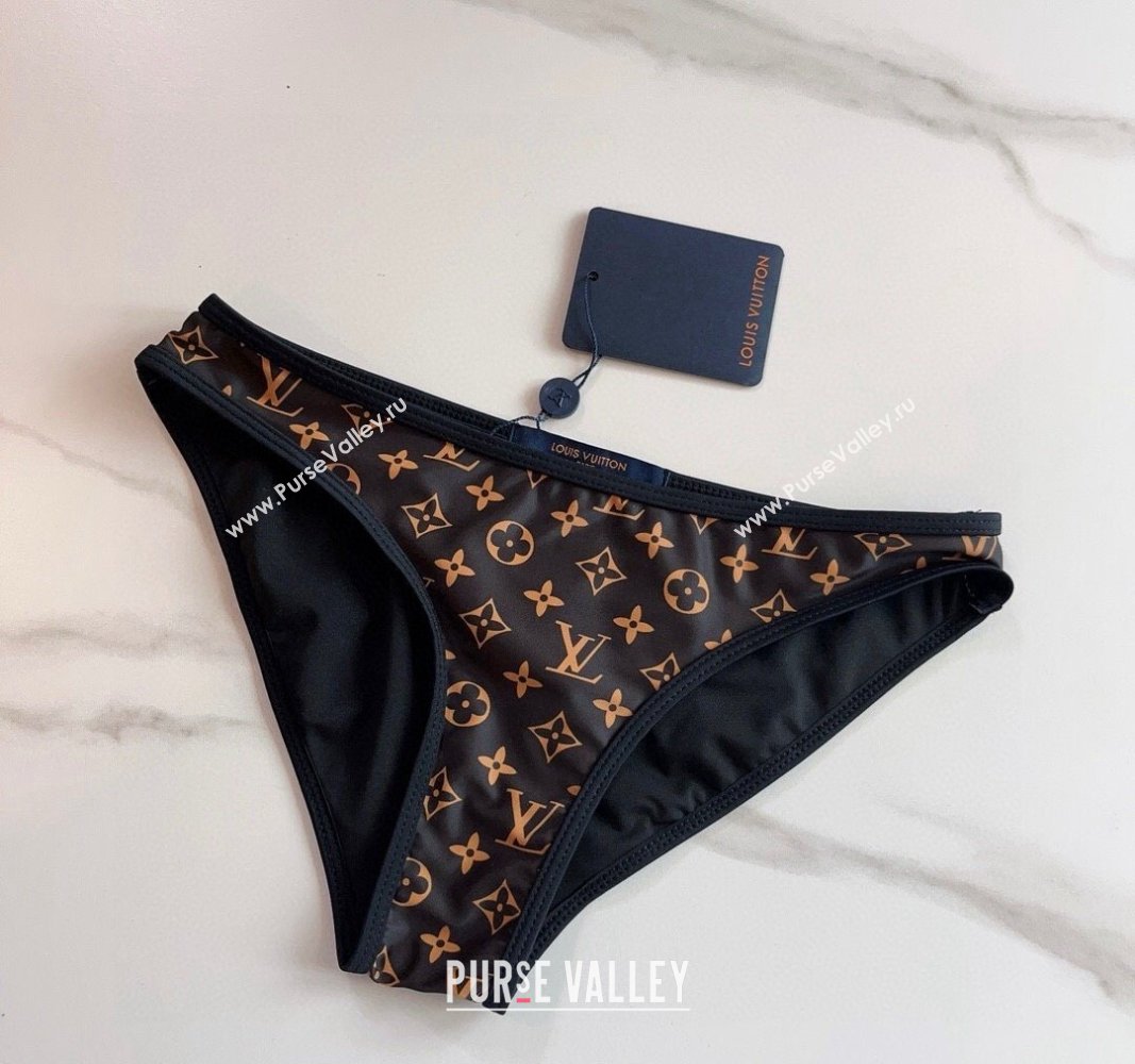 Louis Vuitton Two Pieces Swimwear Monogram/Black 2024 030601 (XMN-240306028)