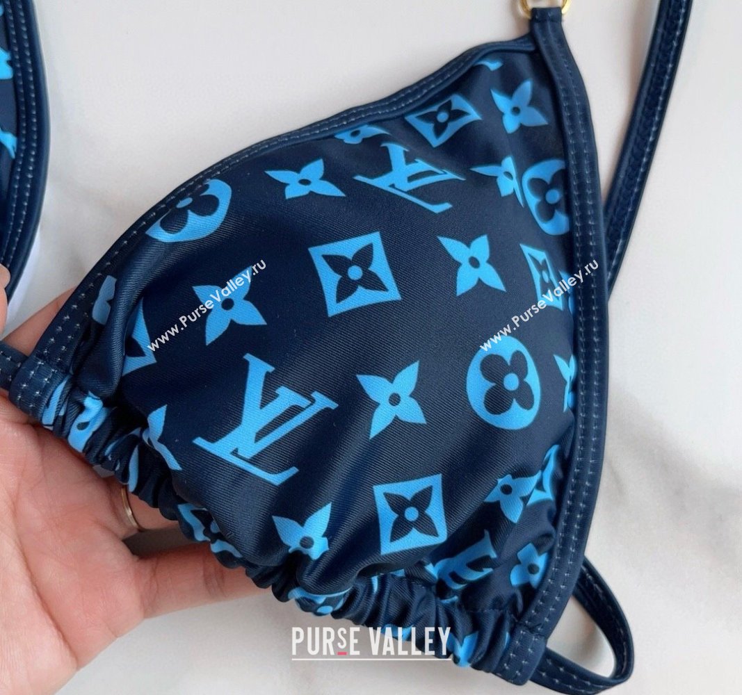Louis Vuitton Two Pieces Swimwear Light Bue/Black 2024 030601 (XMN-240306029)