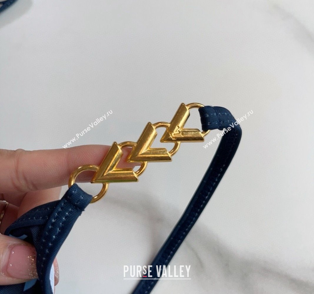 Louis Vuitton Two Pieces Swimwear Light Bue/Black 2024 030601 (XMN-240306029)