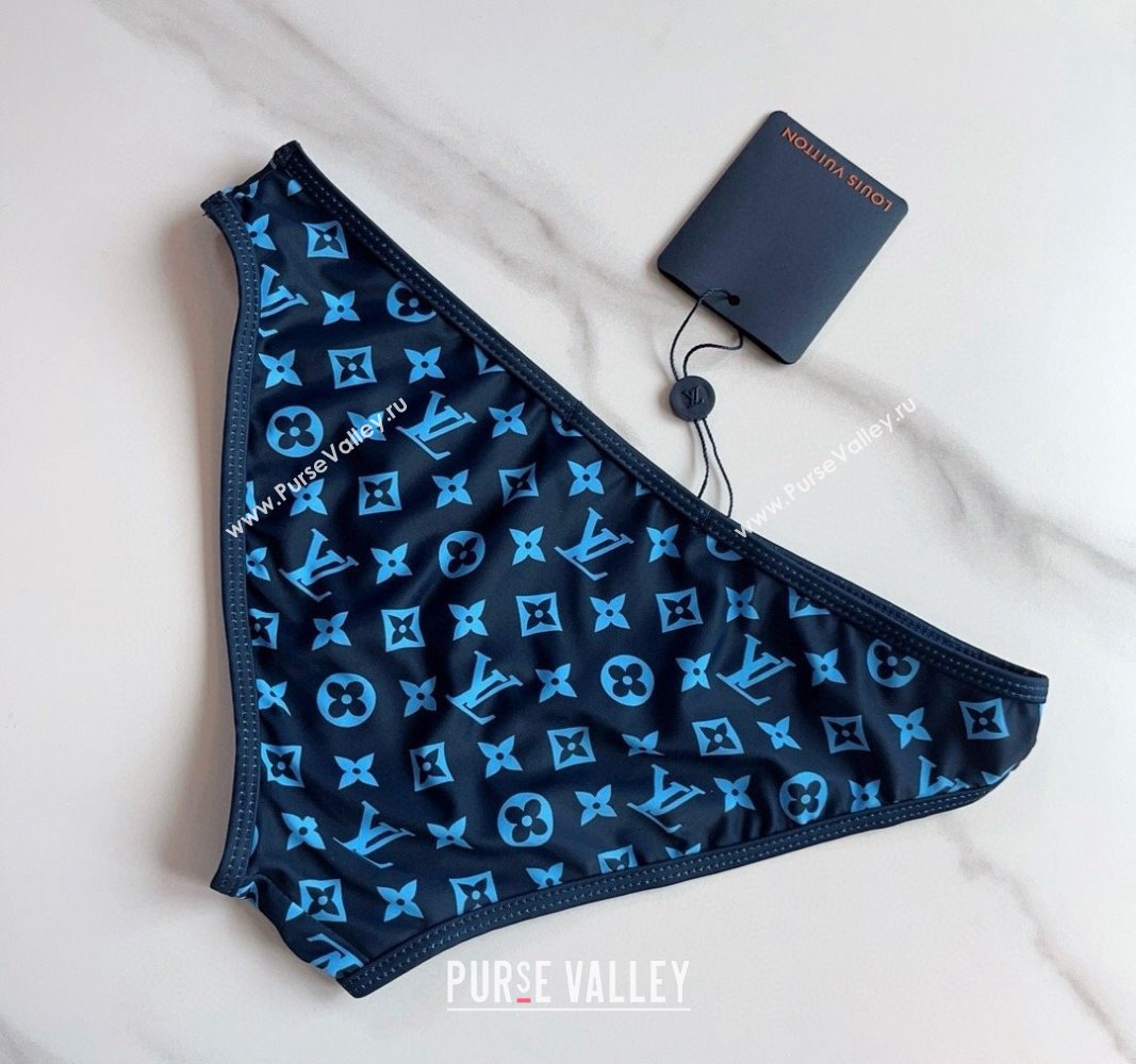 Louis Vuitton Two Pieces Swimwear Light Bue/Black 2024 030601 (XMN-240306029)