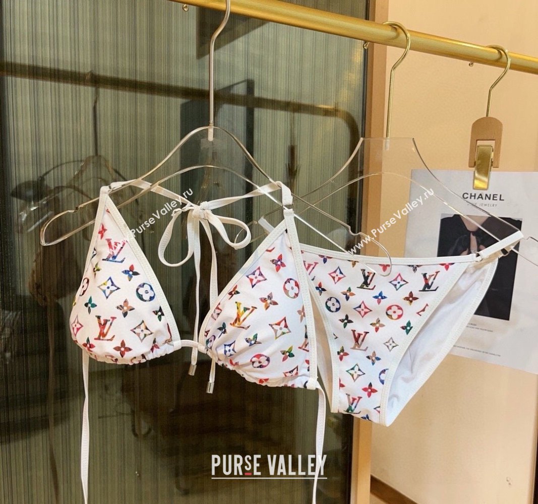 Louis Vuitton Two Pieces Swimwear White/Multicolor 2024 030601 (XMN-240306035)