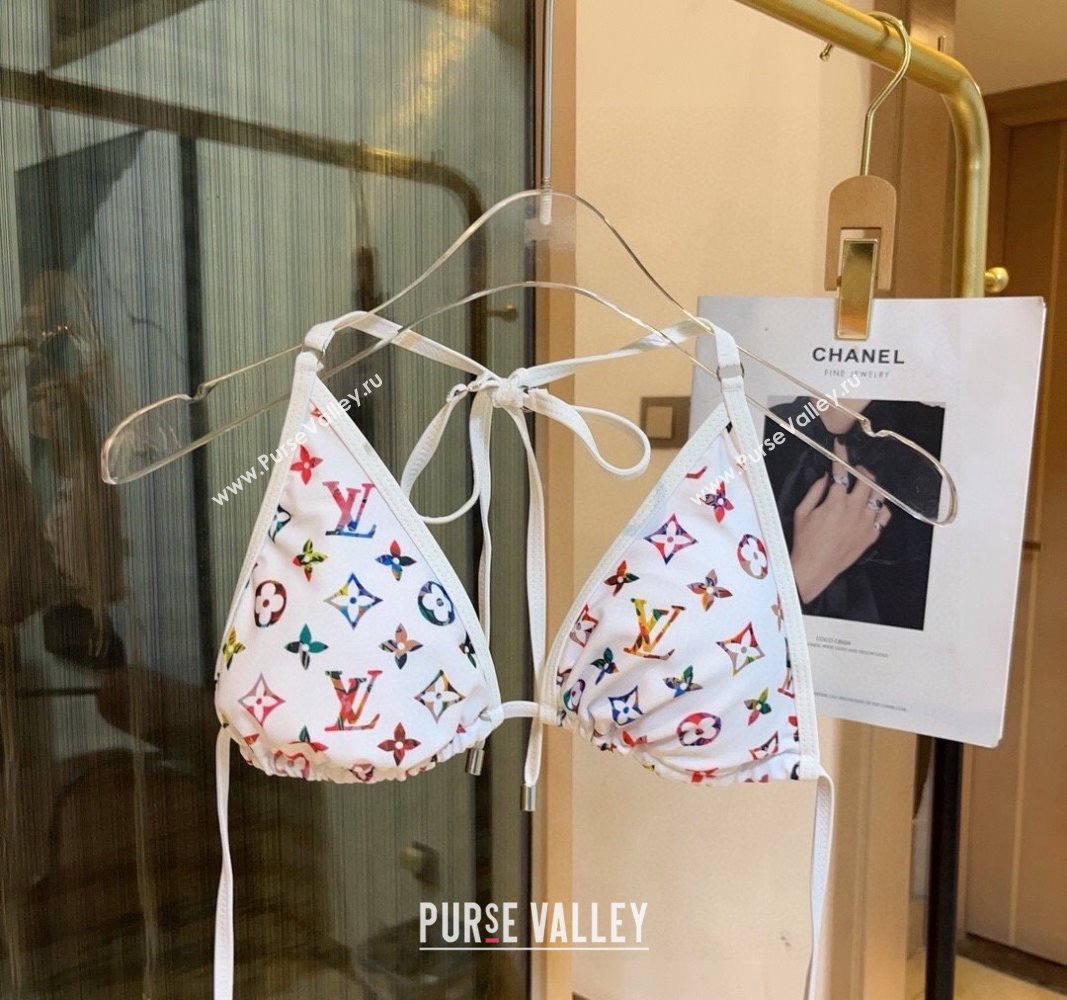 Louis Vuitton Two Pieces Swimwear White/Multicolor 2024 030601 (XMN-240306035)