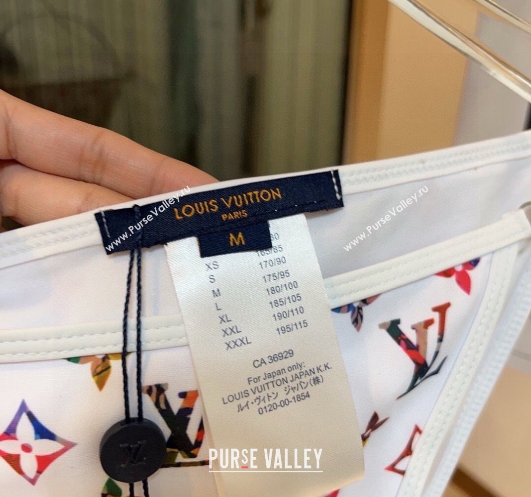 Louis Vuitton Two Pieces Swimwear White/Multicolor 2024 030601 (XMN-240306035)