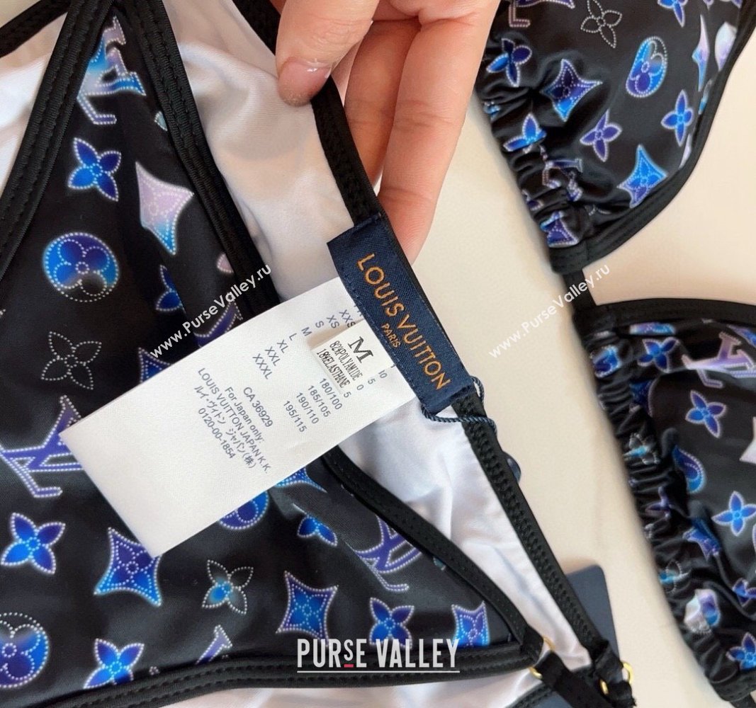 Louis Vuitton Two Pieces Swimwear Blue/Printed Monogram 2024 030601 (XMN-240306036)
