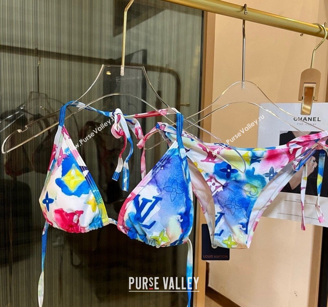 Louis Vuitton Two Pieces Swimwear Watercolor/Multi 2024 030601 (XMN-240306039)