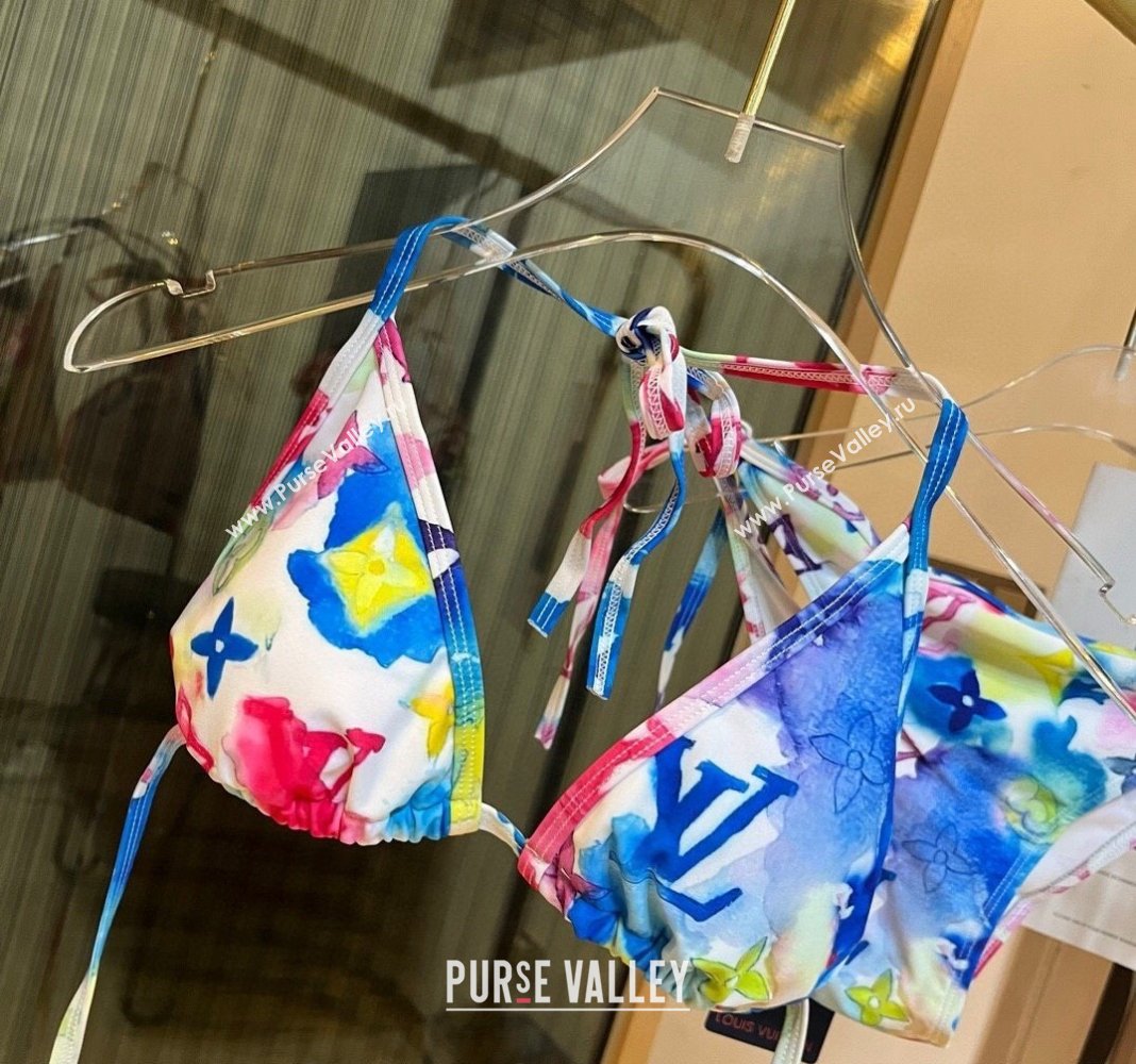 Louis Vuitton Two Pieces Swimwear Watercolor/Multi 2024 030601 (XMN-240306039)
