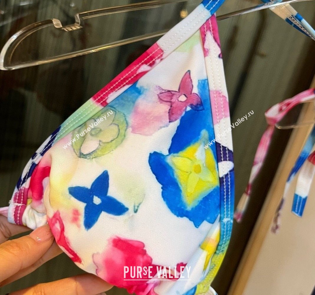 Louis Vuitton Two Pieces Swimwear Watercolor/Multi 2024 030601 (XMN-240306039)
