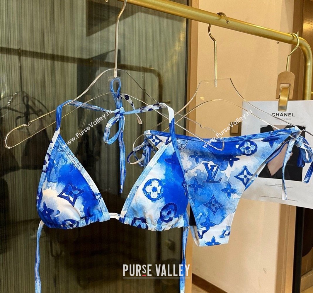 Louis Vuitton Two Pieces Swimwear Watercolor/Blue 2024 030601 (XMN-240306040)