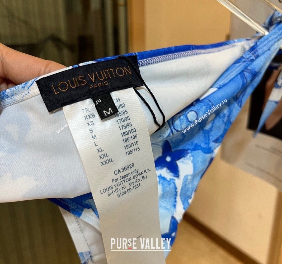 Louis Vuitton Two Pieces Swimwear Watercolor/Blue 2024 030601 (XMN-240306040)