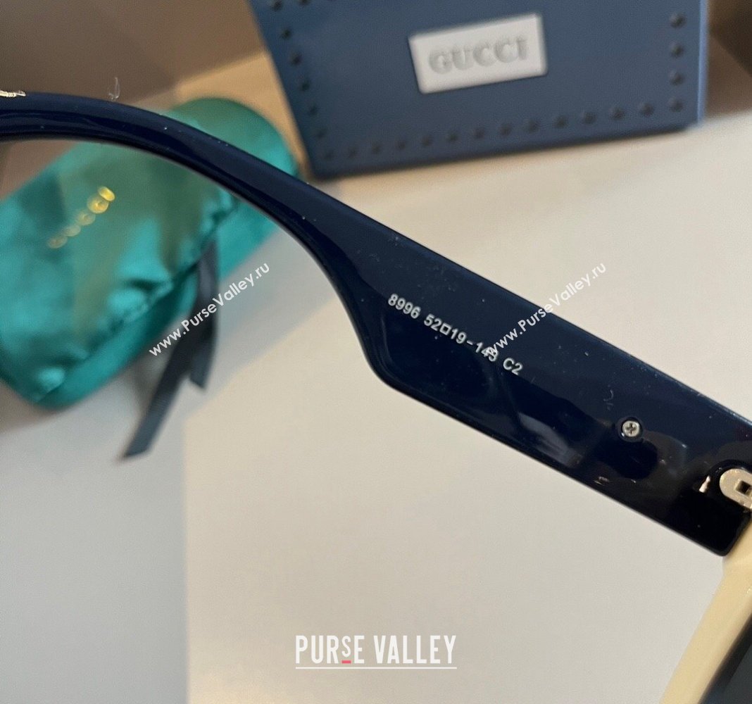 Gucci Sunglasses with GG Web White 2024 0305 (XMN-240305011)