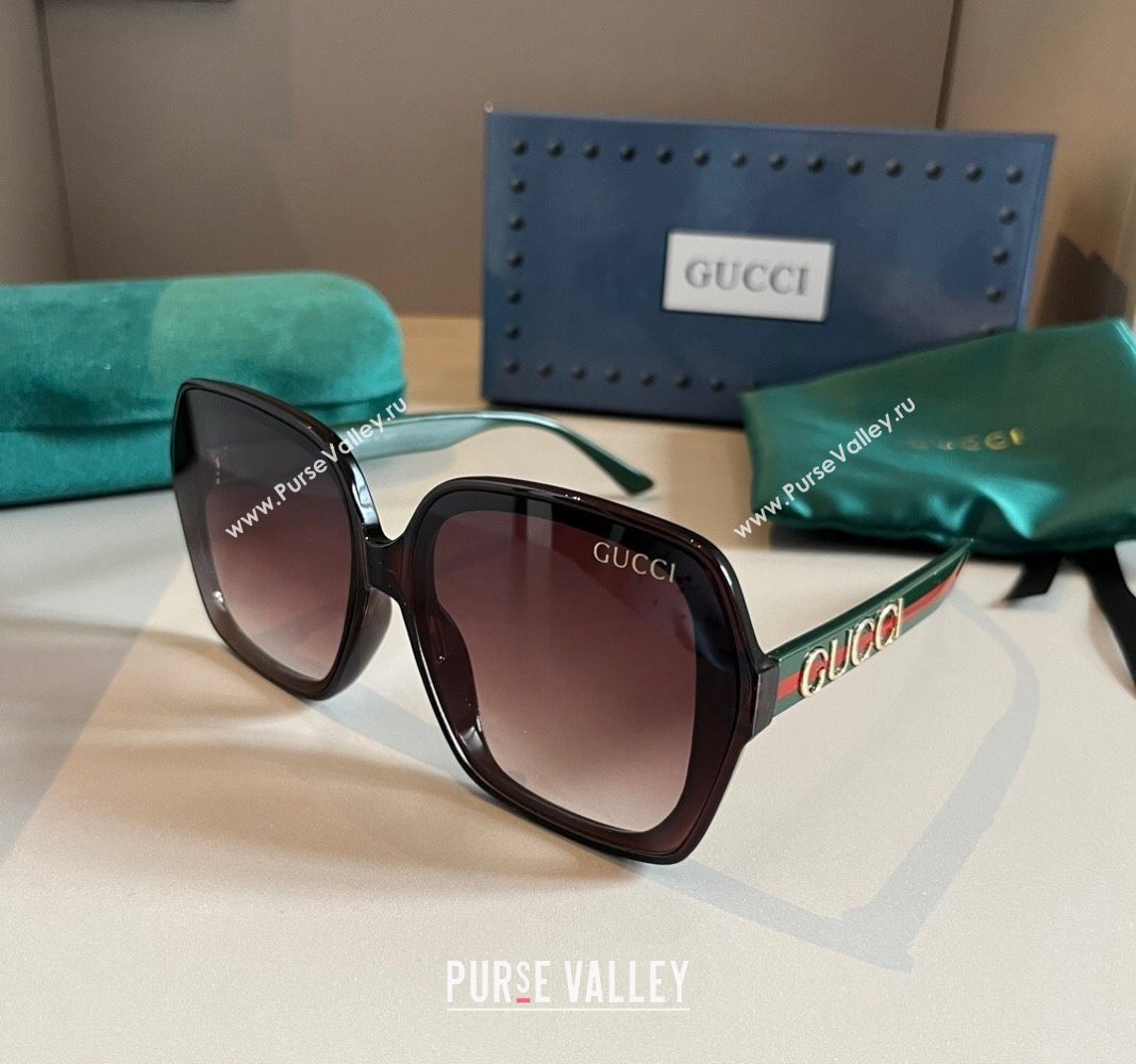Gucci Sunglasses Brown 2024 030502 (XMN-240305013)