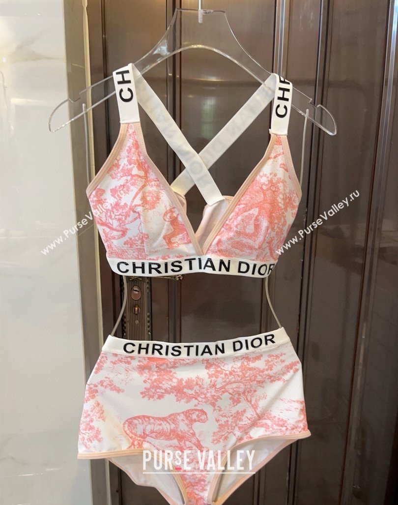 Dior Toile de Jouy Swimwear Pink/White 2024 0306 (XMN-240306069)