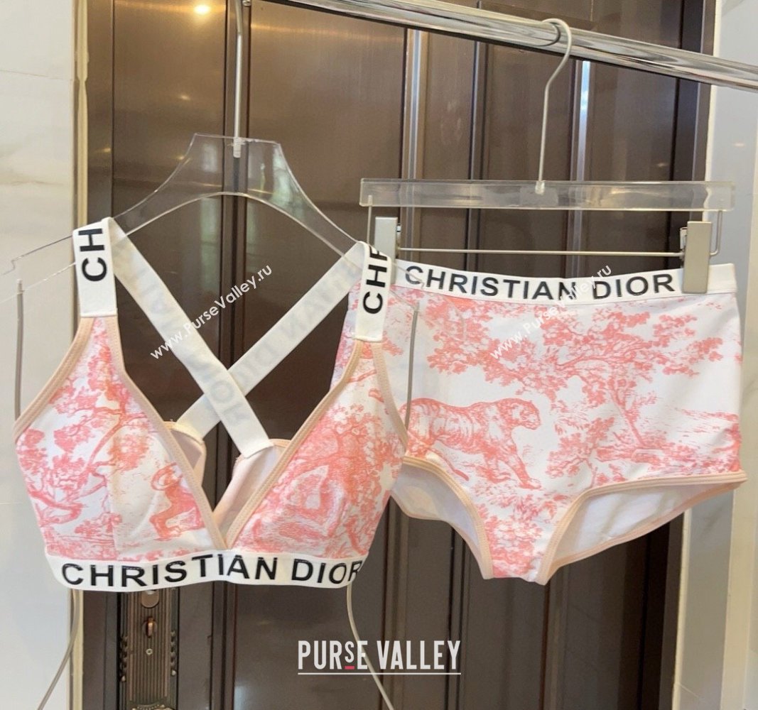 Dior Toile de Jouy Swimwear Pink/White 2024 0306 (XMN-240306069)