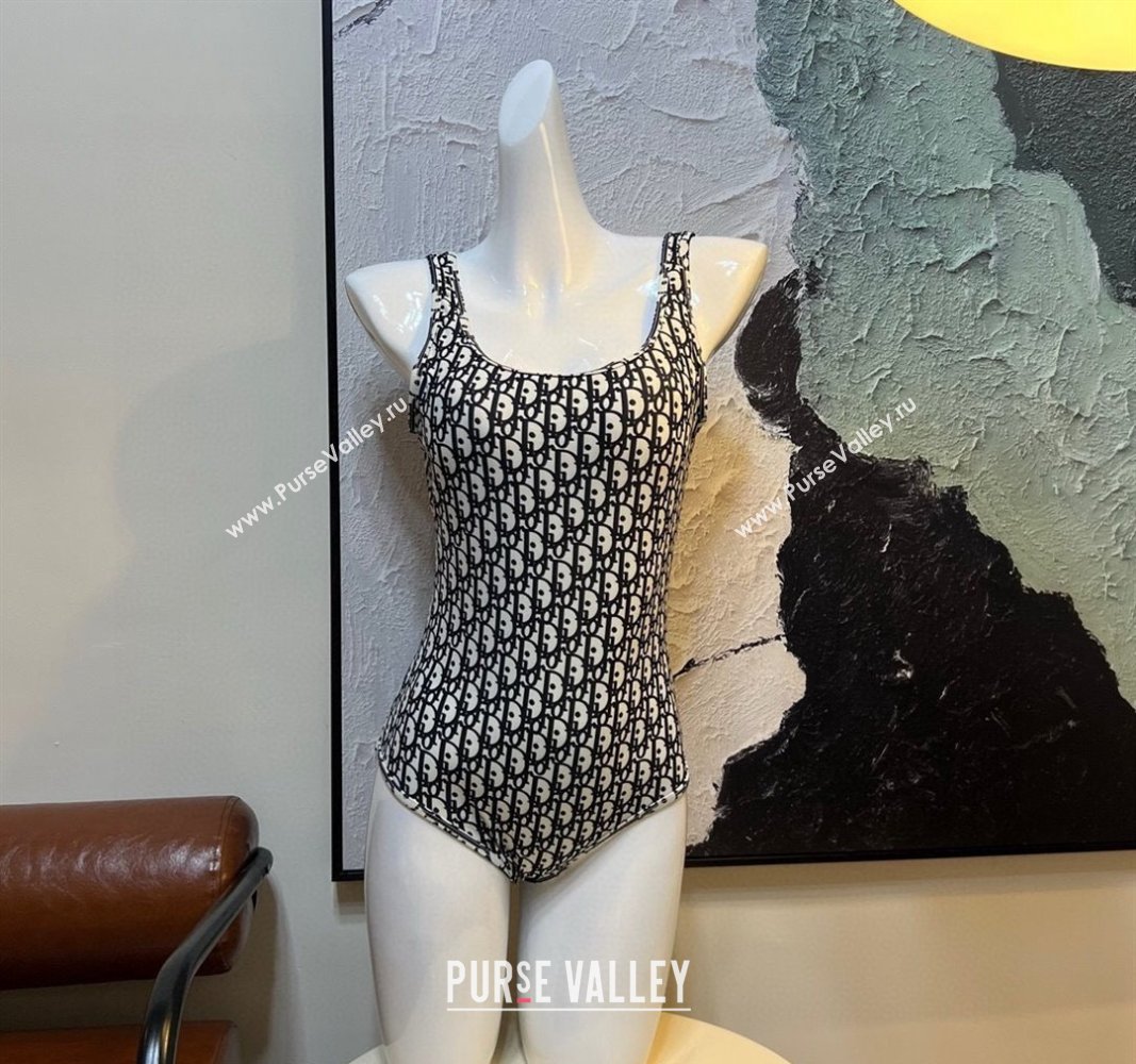 Dior Oblique Swimwear Black/White 2024 0306 (XMN-240306078)