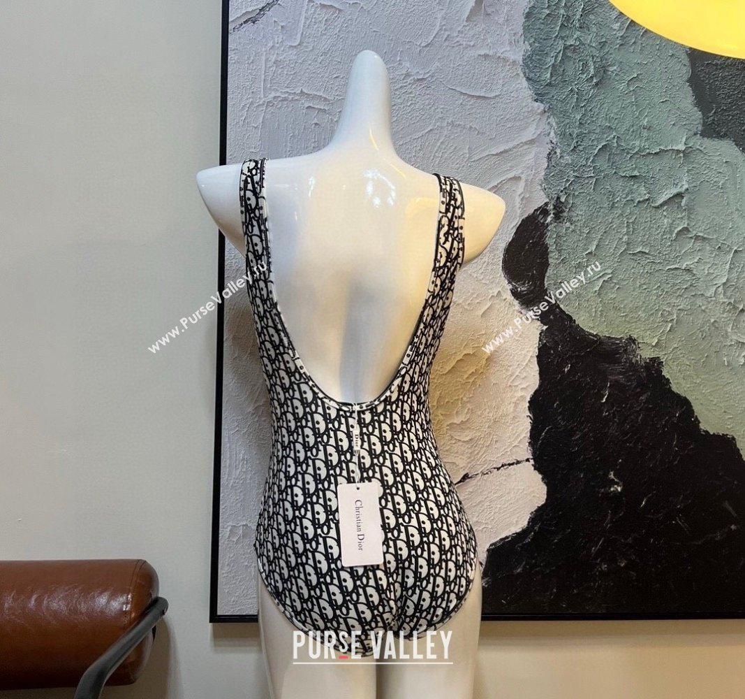 Dior Oblique Swimwear Black/White 2024 0306 (XMN-240306078)