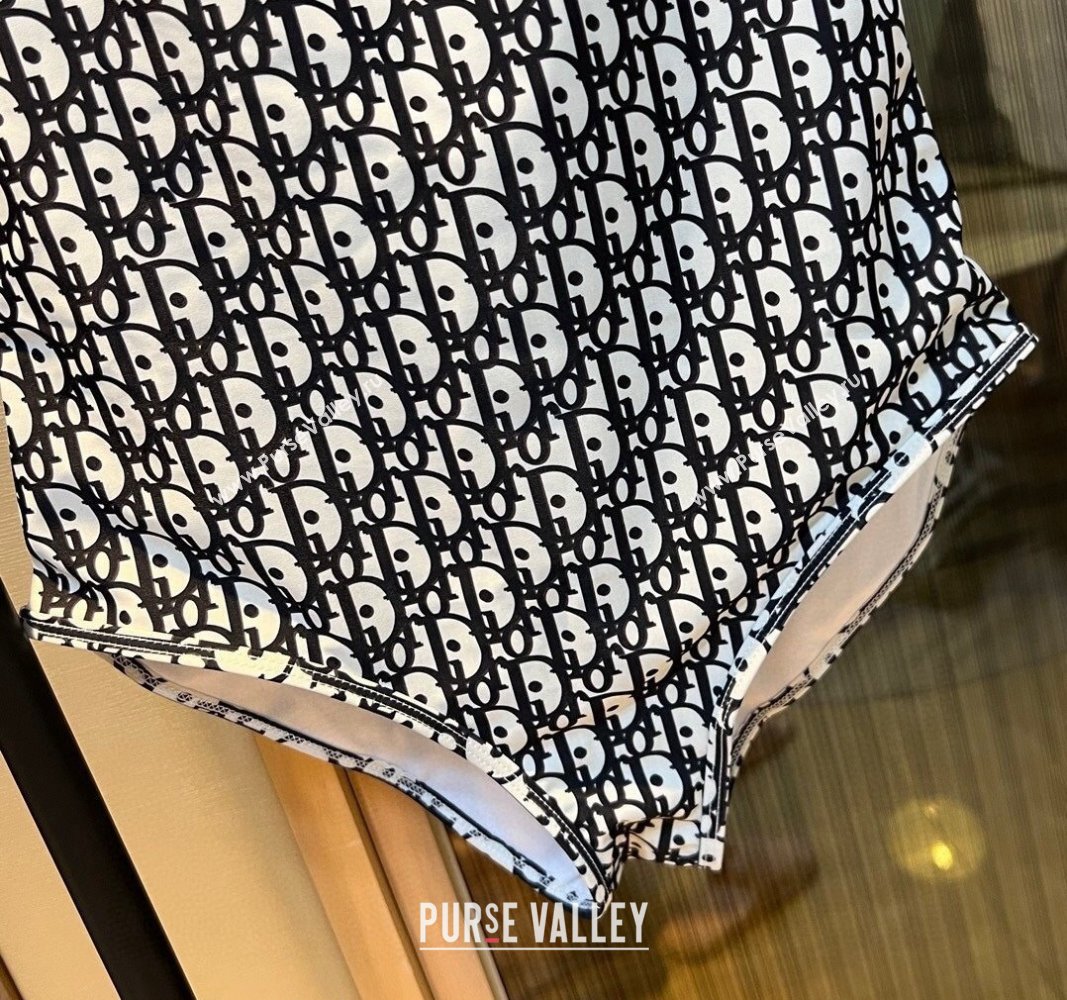 Dior Oblique Swimwear Black/White 2024 0306 (XMN-240306078)