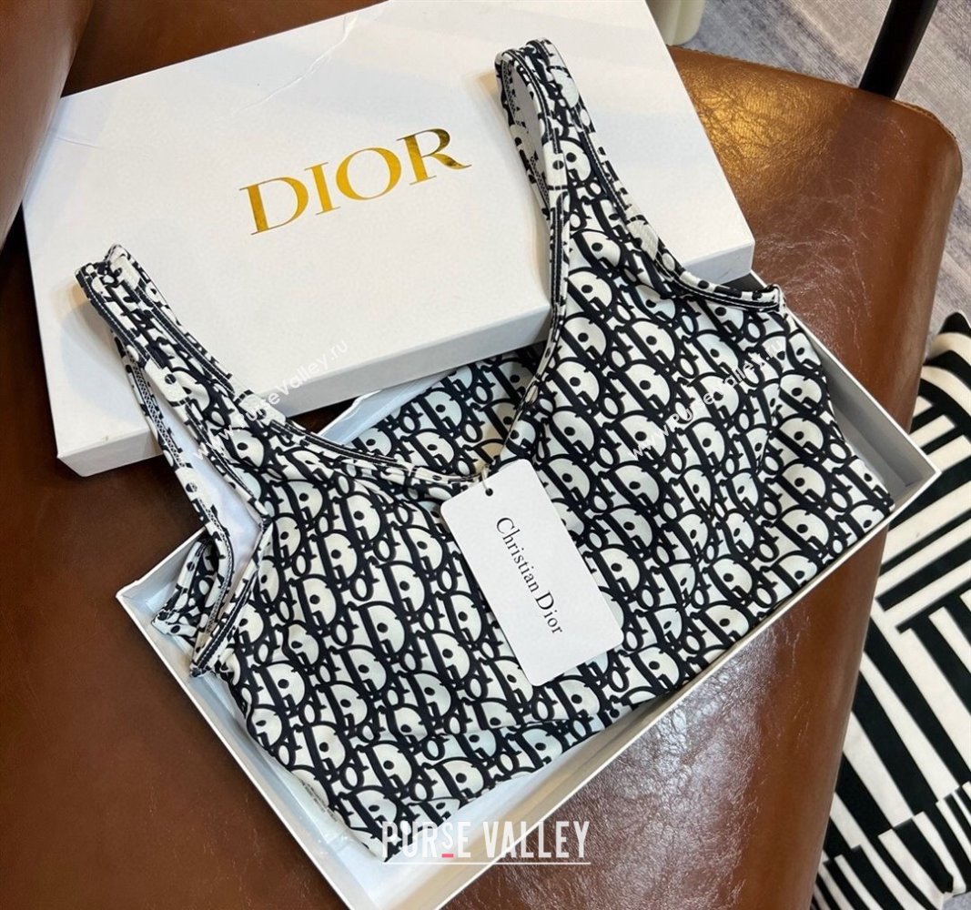 Dior Oblique Swimwear Black/White 2024 0306 (XMN-240306078)
