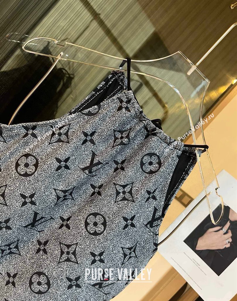 Louis Vuitton One Piece Swimwear Dark Grey 2024 030602 (XMN-240306053)