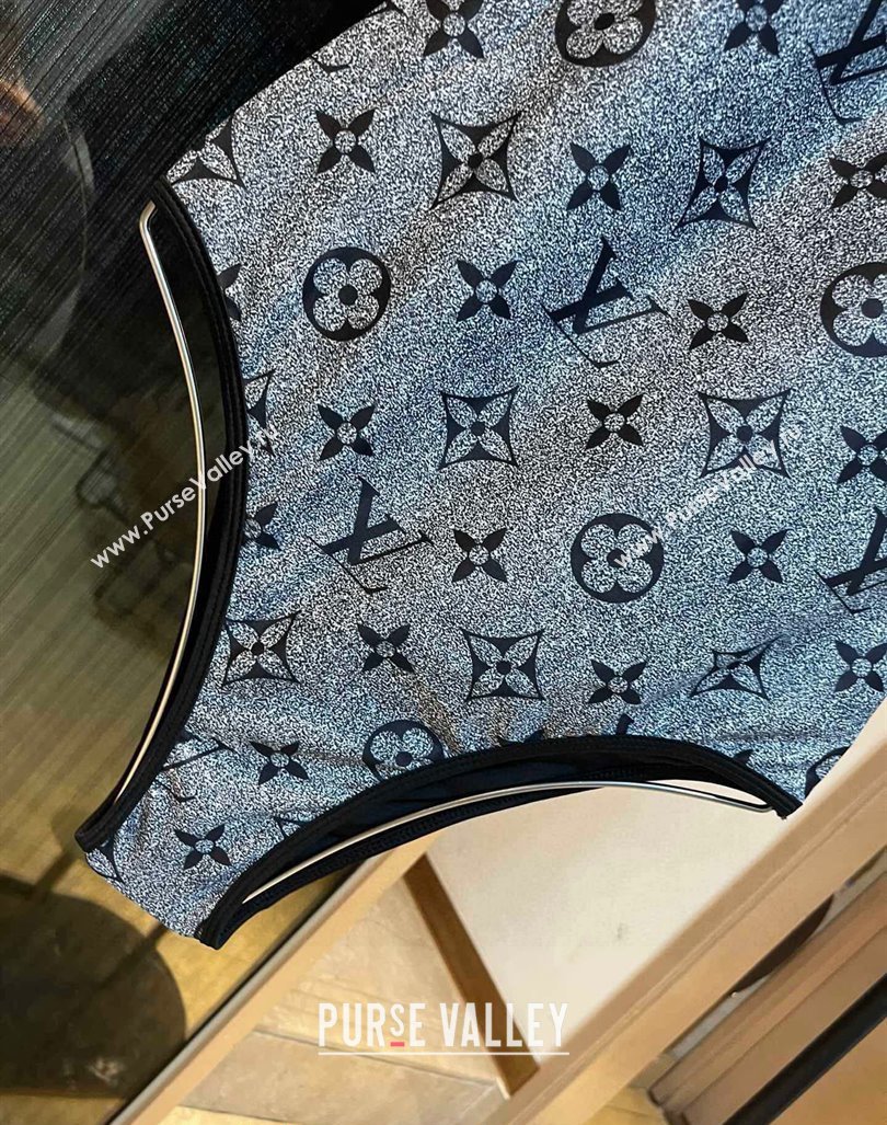 Louis Vuitton One Piece Swimwear Dark Grey 2024 030602 (XMN-240306053)