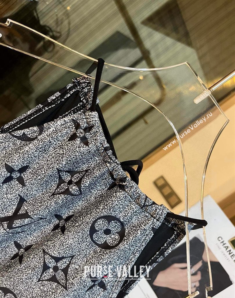 Louis Vuitton One Piece Swimwear Dark Grey 2024 030602 (XMN-240306053)