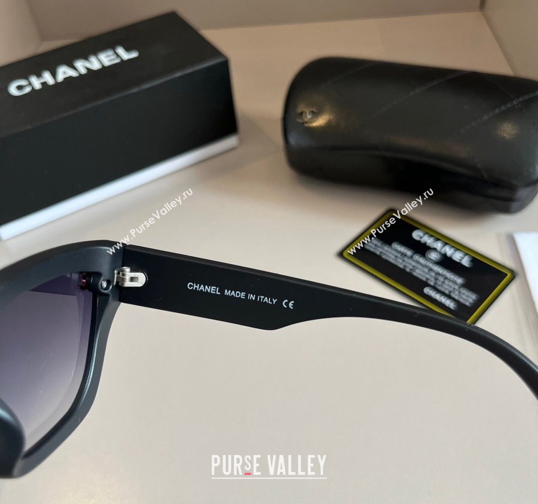 Chanel Sunglasses with Colored Print Black 2024 0305 (XMN-240305023)