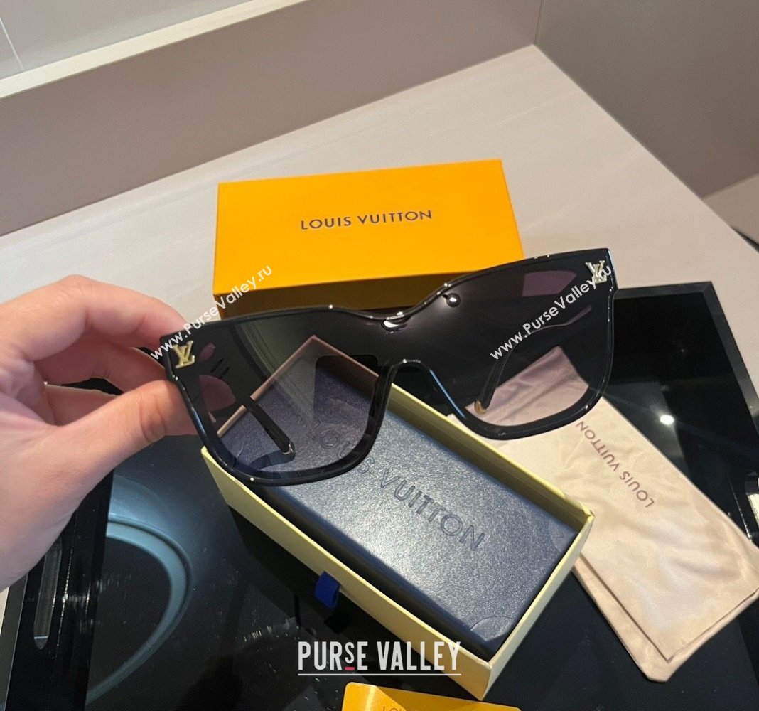 Louis Vuitton Sunglasses Black 2 2024 0305 (XMN-240305030)