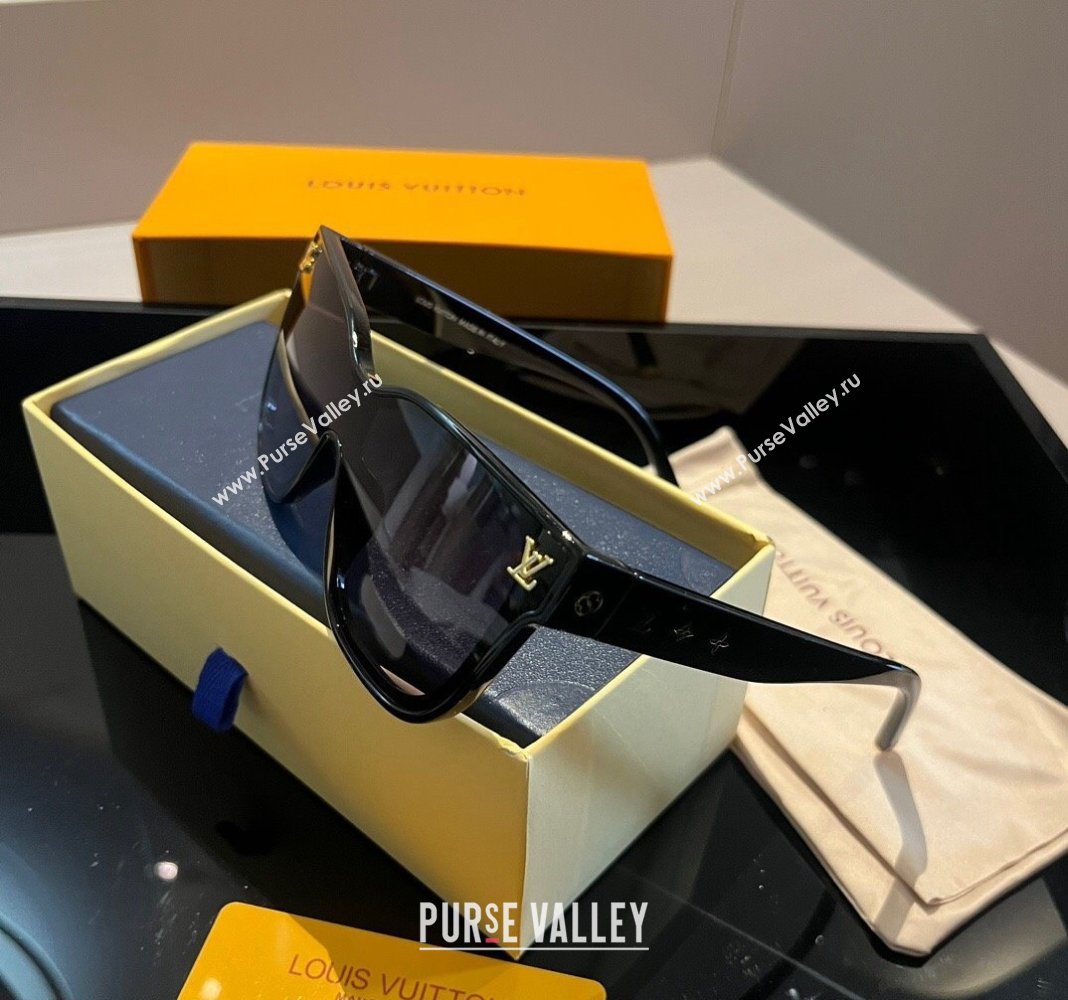 Louis Vuitton Sunglasses Black 2 2024 0305 (XMN-240305030)