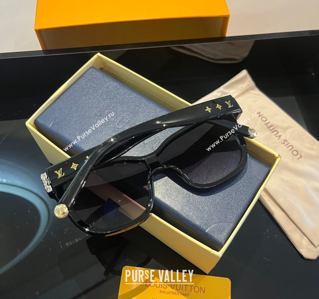 Louis Vuitton Sunglasses Black 2 2024 0305 (XMN-240305030)