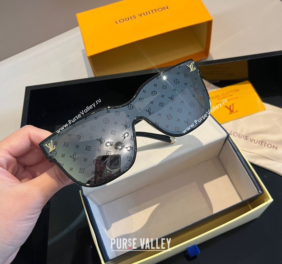 Louis Vuitton Sunglasses Grey/Black 2024 0305 (XMN-240305031)