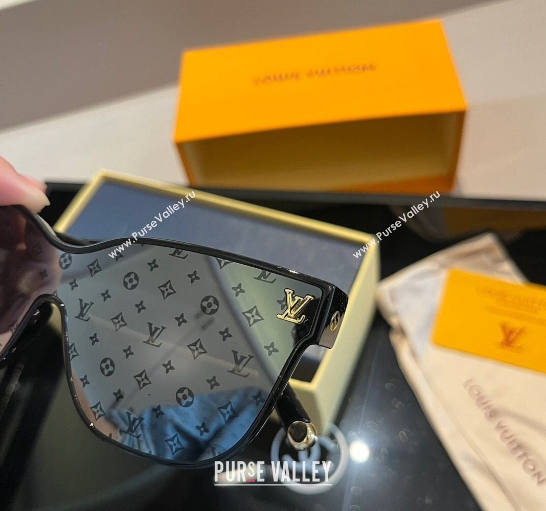 Louis Vuitton Sunglasses Grey/Black 2024 0305 (XMN-240305031)
