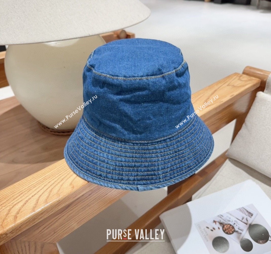 Celine Denim Bucket Hat Blue 2024 0301 (MAO-240301129)