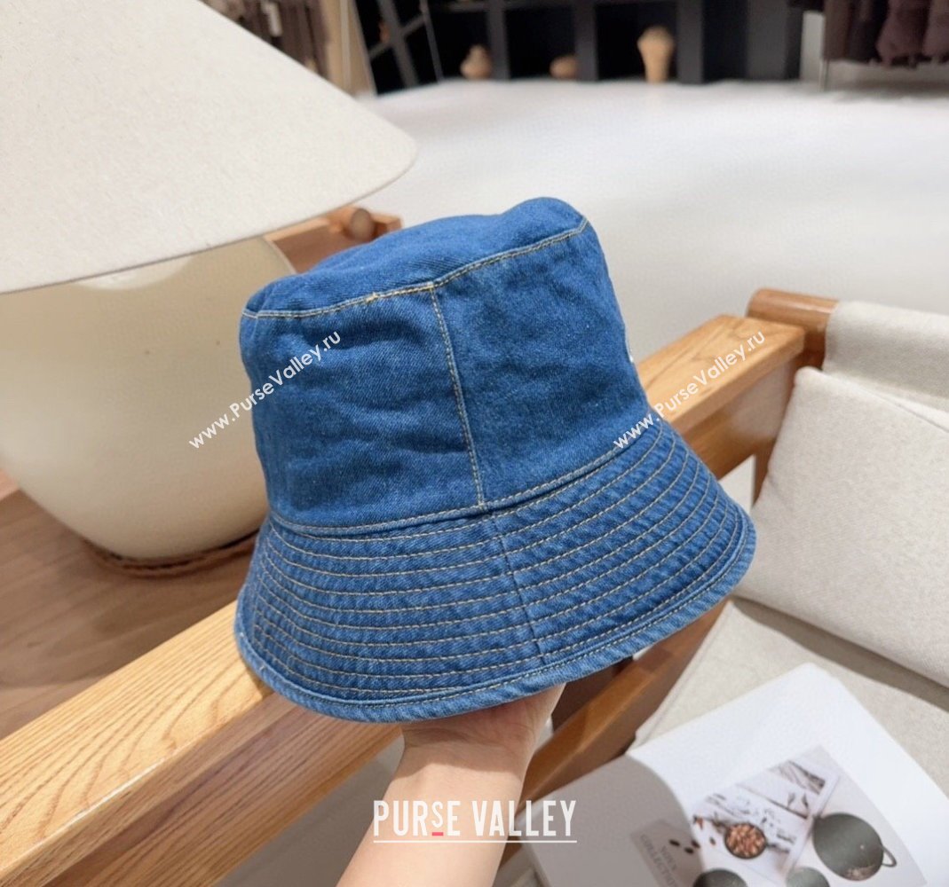 Celine Denim Bucket Hat Blue 2024 0301 (MAO-240301129)