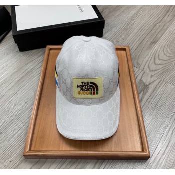 The North Face x Gucci Baseball Hat White 2024 0301 (MAO-240301136)