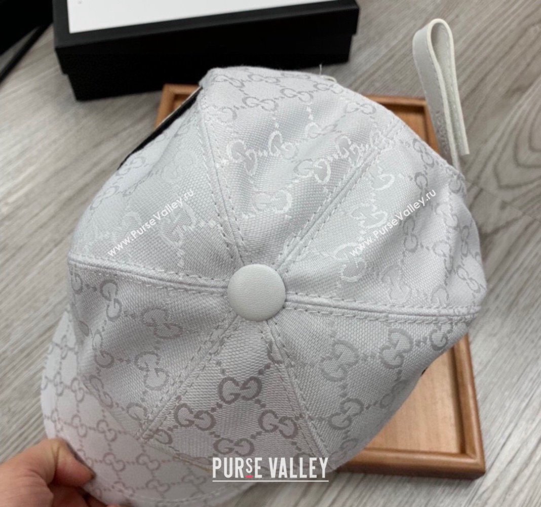The North Face x Gucci Baseball Hat White 2024 0301 (MAO-240301136)